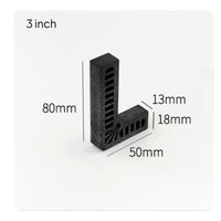 Clear Scale 90 Degree Positioning Square Sturdy and Long-Lasting 90 Degree Corner Clamp High Hardness Right Angle Clamping Square Wide Application for Woodworkers, Carpenters