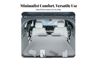 Comfortable Car Trunk Air Mattress Foldable Car Air Bed Fast Inflation Back Seat Inflatable Mattress Portable for Travelers, Road Trippers, Families, Outdoor Activities
