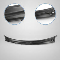 Water Deflector Panel Direct Replacement Cowl Trim Panel Windshield Water Deflector Long-Lasting Auto Part Black