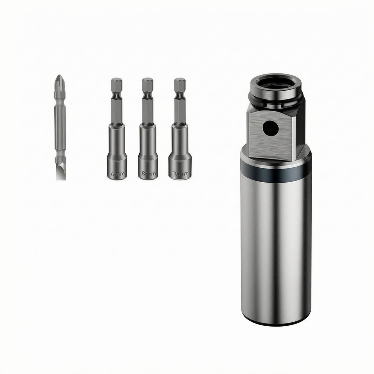 Multifunction Backward Shaft Adapter Metal Hex Shank Socket Adapter