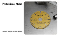 Brazed Iron Cutting Disc Crystalline Cutting Disc Angle Grinder Cut Away Wheel Long-Lasting Angle Grinder Wheel Heat Resistant
