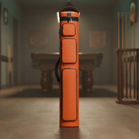 Lightweight 8-Hole Cue Case Double Shoulder Straps Pool Cue Case External Pockets Pool Stick Bag Waterproof for Travel