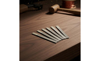 Ukulele String Slot File Precision Ground Guitar Nut File Set Construction Classical Guitar Nut Shaping Tool for Luthiers, Instrumentalists, Workshop
