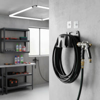 Space-Saving Garden Hose Storage Rack Easy Installation Wall Mounted Hose Holder Long-Lasting for Gardeners, Homeowners, Patio, Garage