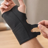 Adjustable Wrist Sleeve with Gel Pad Compression Gel Wrist Sleeve Stretchy Universal for Home, Gym