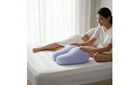 Breathable Material Curved Memory Foam Pillow Soft and Supportive Ergonomic Chest Pillow Multi-Purpose for Side Sleepers, Bedroom, Office