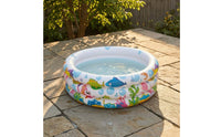 Inflatable Kiddie Pool Underwater Plants Threethree-Section Inflatable Pool portable Children's Water Toy for Outdoors, Indoors