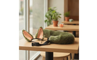 Animal Ears and Tail Set Furry Textile Headband with Animal Ears and Tail Oversized Costume Accessory for Cosplay, Anime Conventions