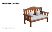 Chinese design Carved Wood Frame Couch Set Space-Saving Household Furniture Intricate Carving Lounge Suite Removable pads for Apartment Dwellers, Families, Homeowners, Living Room, Small Spaces, Reception Area, awayice