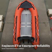 M-Bottom Recovery Raft Quick-Water Capable Emergency Craft Emergency Prepared Inflatable Boat for Flood Relief Workers, Quick Current Operations