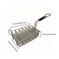 Taco Shell Fryer Basket Stainless Steel Taco Fryer Basket Wire Frame Deep Fry for Chefs, Commercial Kitchen