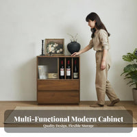 Century-Inspired-Century Design Modular Combination Cabinet Adaptable Standing Book Cabinet with Accessible Shelves Large Capacity Bookcase Sturdy Construction for Interior Design Enthusiasts, Office Workers, Apartment Dwellers, Living Room, Library
