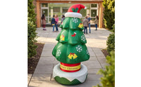 Inflatable Christmas Tree with Stakes Outdoor Inflatable Christmas Tree Quick Setup Decoration for Families, Homeowners, Yard, Garden