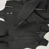 7mm Two-Piece Wetsuit Cold-Water Hooded Wetsuit Thermal Diving Suit Split for Divers, Spearfishers, Winter Surfing