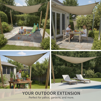 Outdoor 420D Oxford Cloth Sun Shade Sail for Patio and Garden
