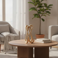Abstract Art Sculpture Textured Tabletop Sculpture Modern Statue for Office Desk