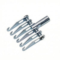 Dent Removal Puller with Six Prongs Spring-Loaded Dent Removal Repair Hook Claw Hook Multi-Prong Professional for Mechanics