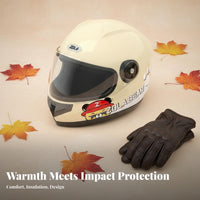 Full Face Helmet 3C Certified Full Face Warm and Comfortable Secure Headwear for Women, Daily Commuting, Highway Riding, Outdoor
