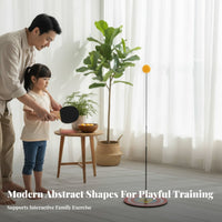 Adjustable Height Table Tennis Rebound Practice Device Parent-Child Interaction Table Tennis Pong Practice Device Portable for Children