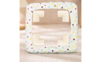 Safeguarding Embroidery Frame Cover with Corner Protectors Soft Embroidery Hoop Cover with Corner Protectors Padded Grime Guard Square for Crafters, Cross Stitch