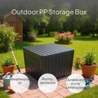 Waterproof Outdoor Storage Box, Garden Organizer Cabinet