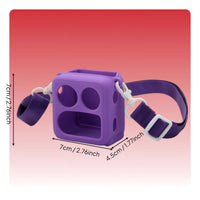 Silicone Case  Mini Cutouts  Mini Guarding Skin Shockproof Children's Audio Player Silicone Cover for Travel