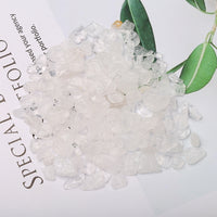 天然白水晶碎石消磁石鱼缸石石榴石充电净化随形供曼扎居家五百克 单独消磁碗 尺寸12×10