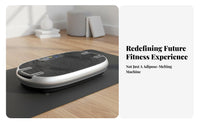 Fitness Vibration Base with Handles Music Motion Plate Exercise Machine Low-Profile Design Fitness Oscillator Exercise Machine for Home Gym
