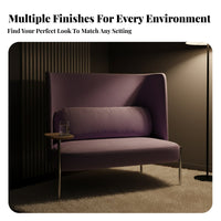 Highrear Design side supportchair with rotating Tablet Enclosed Shape Oversized side supportchair Soft Upholstery Lounge Chair for Business Owners, Interior Designers, Apartment Dwellers, grooming lounge, Reception Area, Bedroom