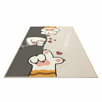 Waterproof Patterned Playpen Mat Non-Slip Floor Protector Scratch-Resistant Pet Supply Moisture-Proof for Dog Owners, Indoors, Living Room