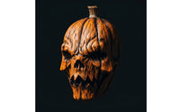 Pumpkin Face Covering Creepy Pumpkin Costume Face Covering Realistic for Adults, Cosplayers