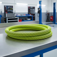 50mm Industrial Vacuum Hose Flexible Corrugated Vacuum Tube Heavy-Duty Anti-Static Hose Commercial for Professionals, Woodworkers, Workshops