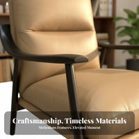 Nordic Design Single-Seater Armchair mid-1900speriod Modern Accent Chair Retro design Lounge Seat Minimalist Aesthetic for Interior Designers, Homeowners, Hotel Managers, Living Room, perusing corner, Bedroom, Office