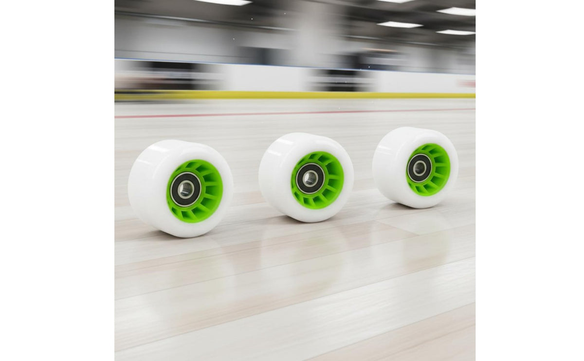 Four-Wheel Skate Wheel Wear Resistant Double Row Skate Wheel 95A Hardness for Street Skaters, Outdoor, Parks