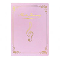 Hard Cover A4 Music Score Folder Treble Clef Sheet Music Binder