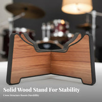 Handpan Drum Stand Stable Tongue Drum Rack Sturdy Construction Wooden Instrument Holder for Performance, Studio, Meditation
