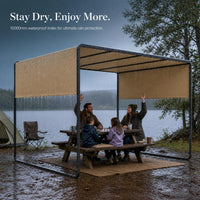 Outdoor Waterproof Windproof Sunshade Canopy for Camping and Picnics