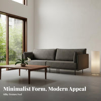 3-Seater Sofa Nordic design 3-Seater Fabric Settee Modern Minimalist Design Living Room Furnishing for Apartment Dwellers, Small Families, Bedroom
