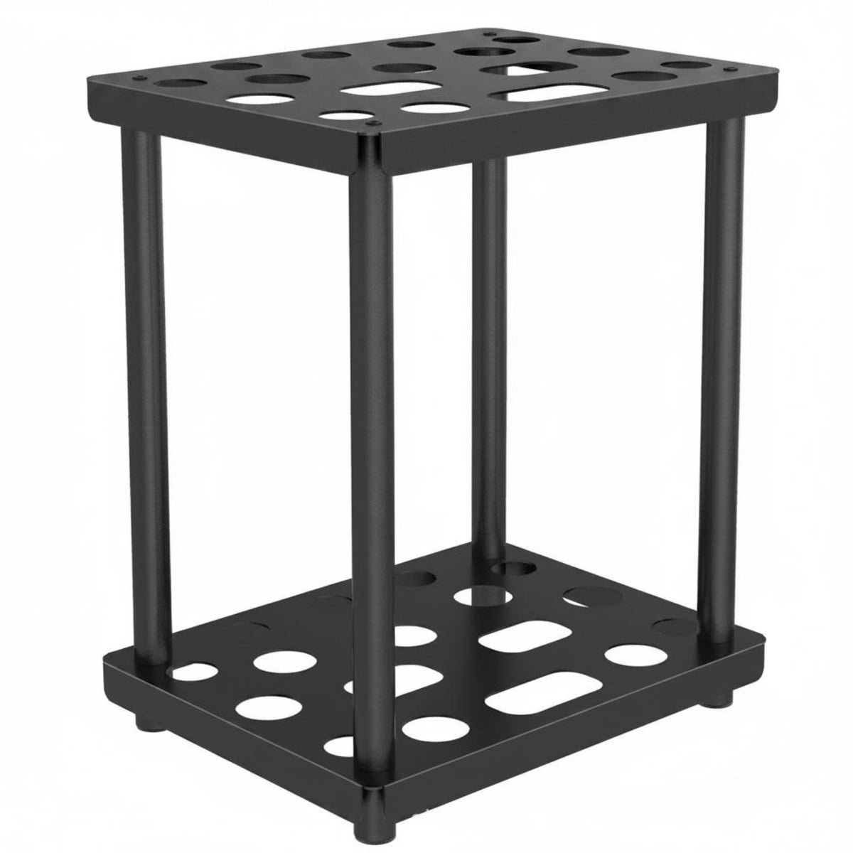 Rust Resistant Yard Tool Rack Space Saving Garden Tool Organizer Stable Base for Gardeners, Garage