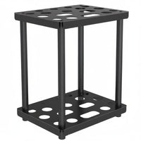 Rust Resistant Yard Tool Rack Space Saving Garden Tool Organizer Stable Base for Gardeners, Garage