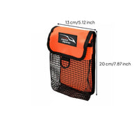 360° Rotating Hook SMB Reel Bag Quick Draining BCD Utility Pouch Attachable for Technical Divers