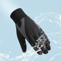 Kids' Figure Skating Warm Gloves - Unisex Short Track Speed Skating Training, Fleece-Lined, Waterproof, Non-Slip Cycling Gloves