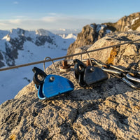 2 Pieces Self-Locking Climbing Ascenders High Strength Climbing Ascenders Lightweight Secure Rope Grab for Climbers