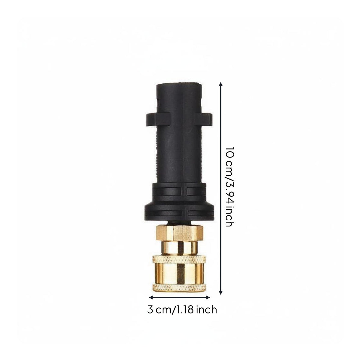 Leak-Proof 1/4 Inch Quick Connect Adapter 1/4 Inch Quick Connect Converter Easy Installation Foam Cannon Adapter Heavy Duty for Car Detailers, DIY Enthusiasts, Farm Use