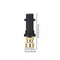 Leak-Proof 1/4 Inch Quick Connect Adapter 1/4 Inch Quick Connect Converter Easy Installation Foam Cannon Adapter Heavy Duty for Car Detailers, DIY Enthusiasts, Farm Use