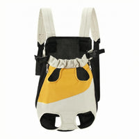 Pet Backpack Carrier Padded Straps Hands Unrestricted Dog Carrier Backpack Wearable Pack Adjustable Buckles