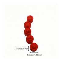 5 Pieces Soft-Touch Pickleball Paddle End Cap Textured Silicone Paddle Cap Guarding Handle Cover Grippy