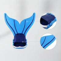 Mermaid Monofin Streamlined Mermaid Fin Monofin with Foot Pocket Underwater Swimming Flipper Smooth for Children, Diving, Pool