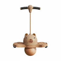 Capybara Jumping Ball Wear-Resistant Jumping Ball Exercise Toy Handle Rebound Toy Anti-Slip Cushioned