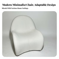 Stylish Curved Highspine Armchair Sculptural Form Lounge Chair Ergonomic Design Home Seating easy Assembly for Interior Designers, Homeowners, Readers, Living Room, Showroom, Bedroom, perusing corner